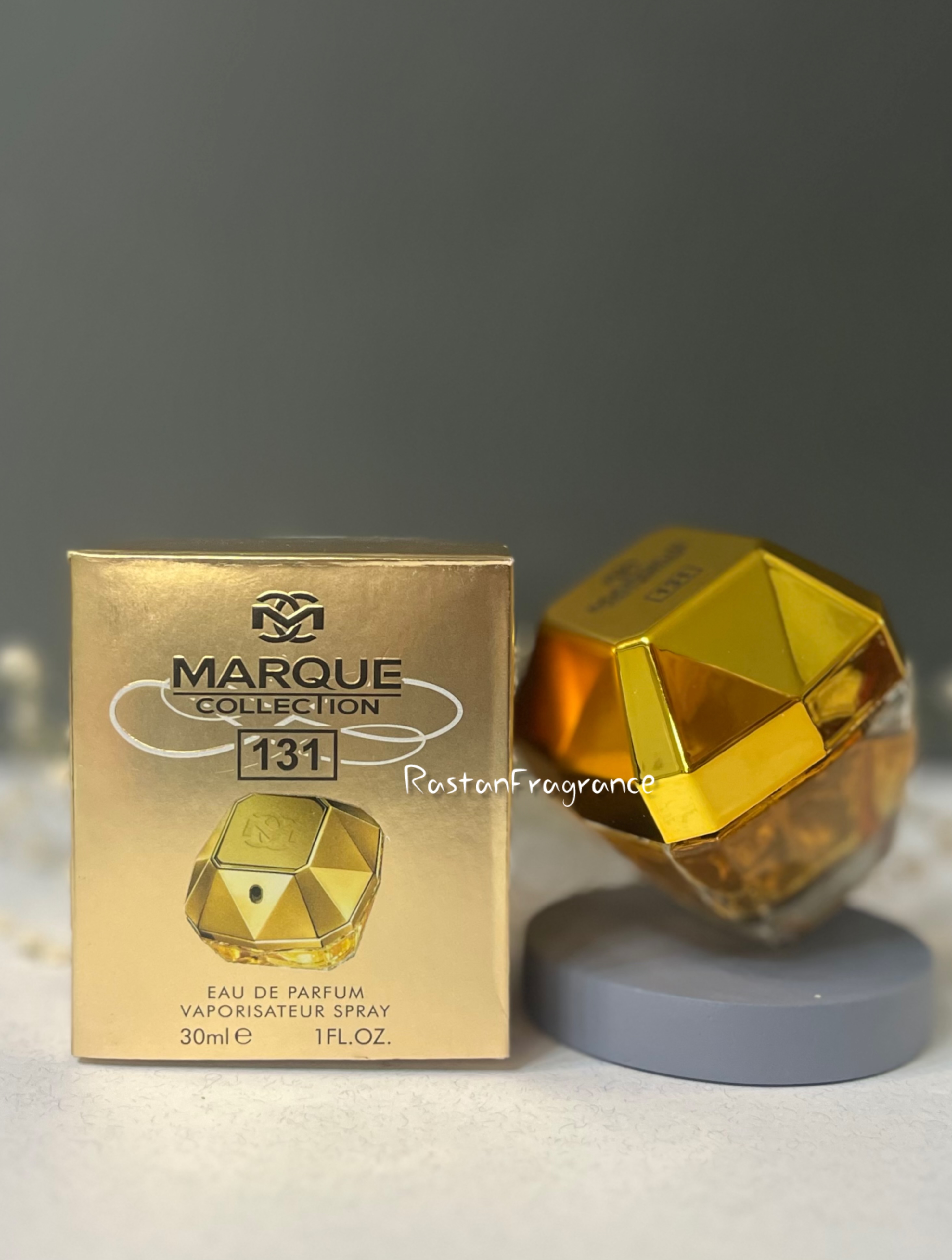 عطر زنانه مارکویی کالکشن مدل پاکورابان لیدی میلیون کد 131 حجم ۲۵ میل