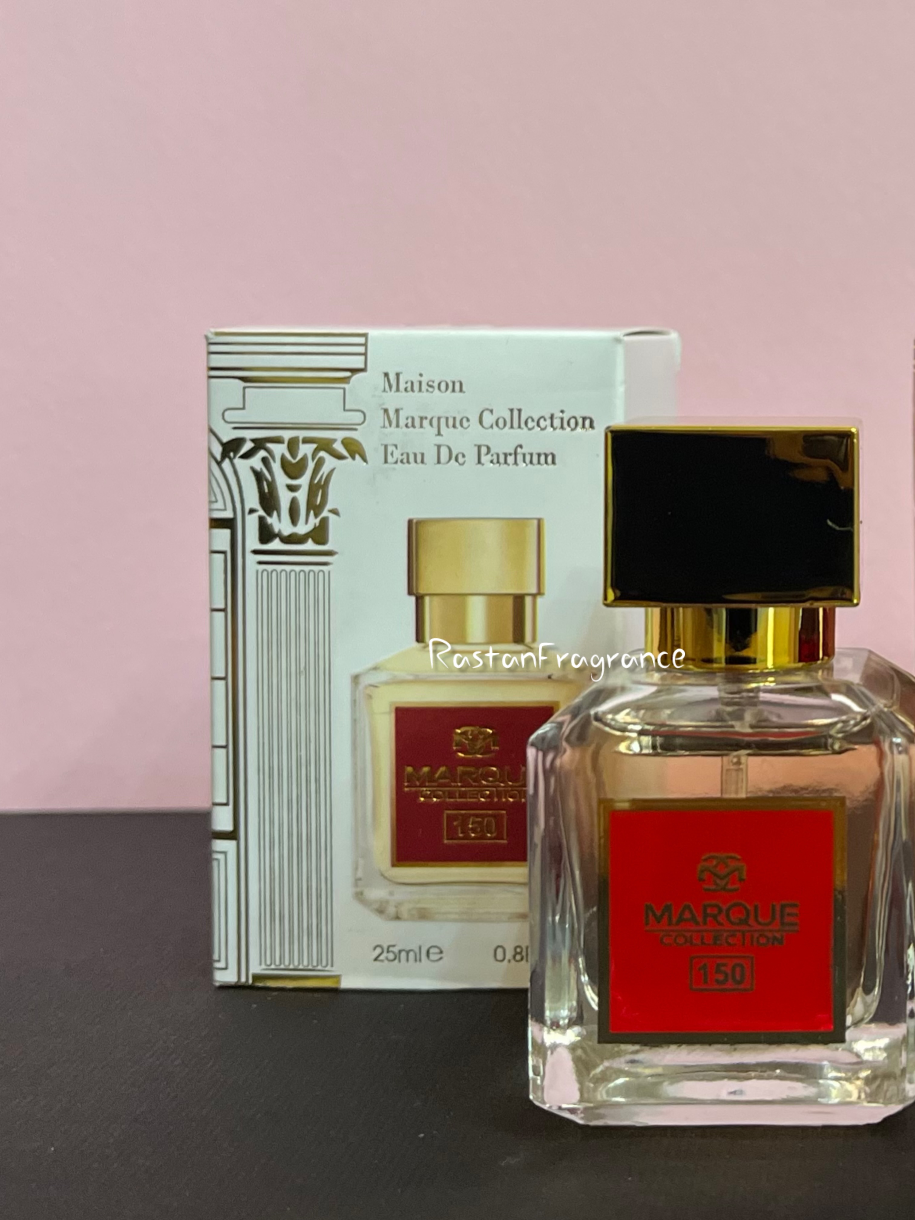 عطر یونیسکس مارکویی کالکشن مدل باکارات رژ 540 کد 150 حجم ۲۵ میل