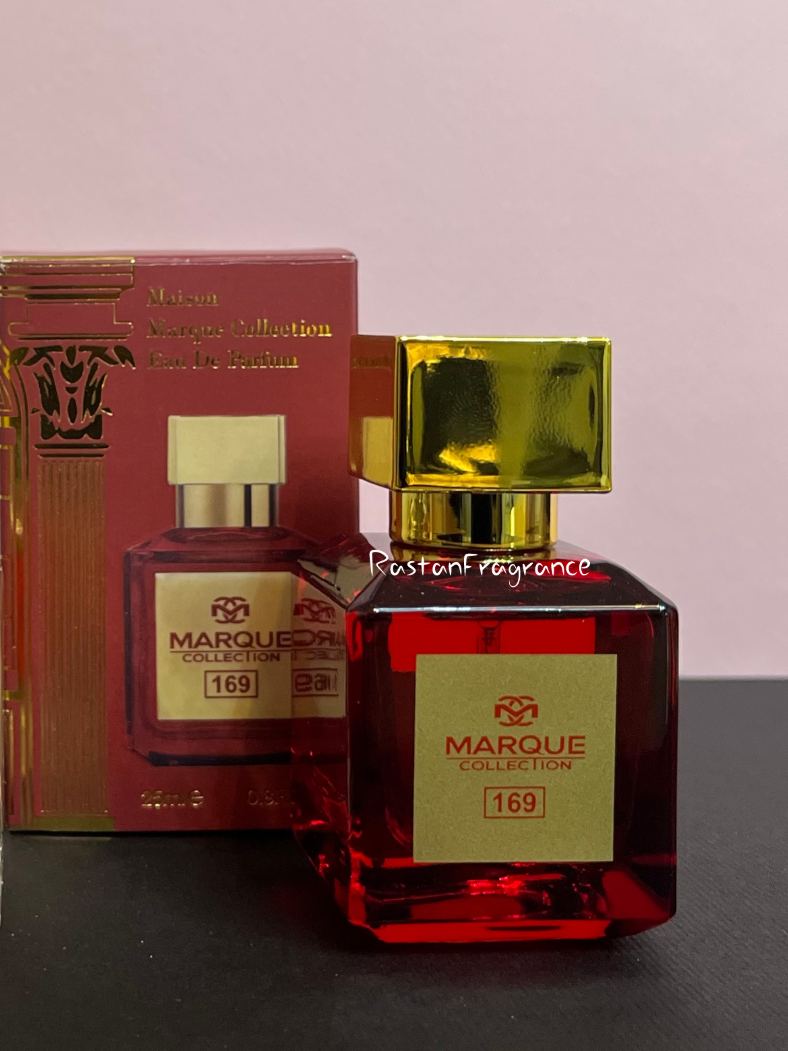 عطر یونیسکس مارکویی کالکشن مدل باکارات رژ قرمز540 کد 169 حجم ۲۵ میل