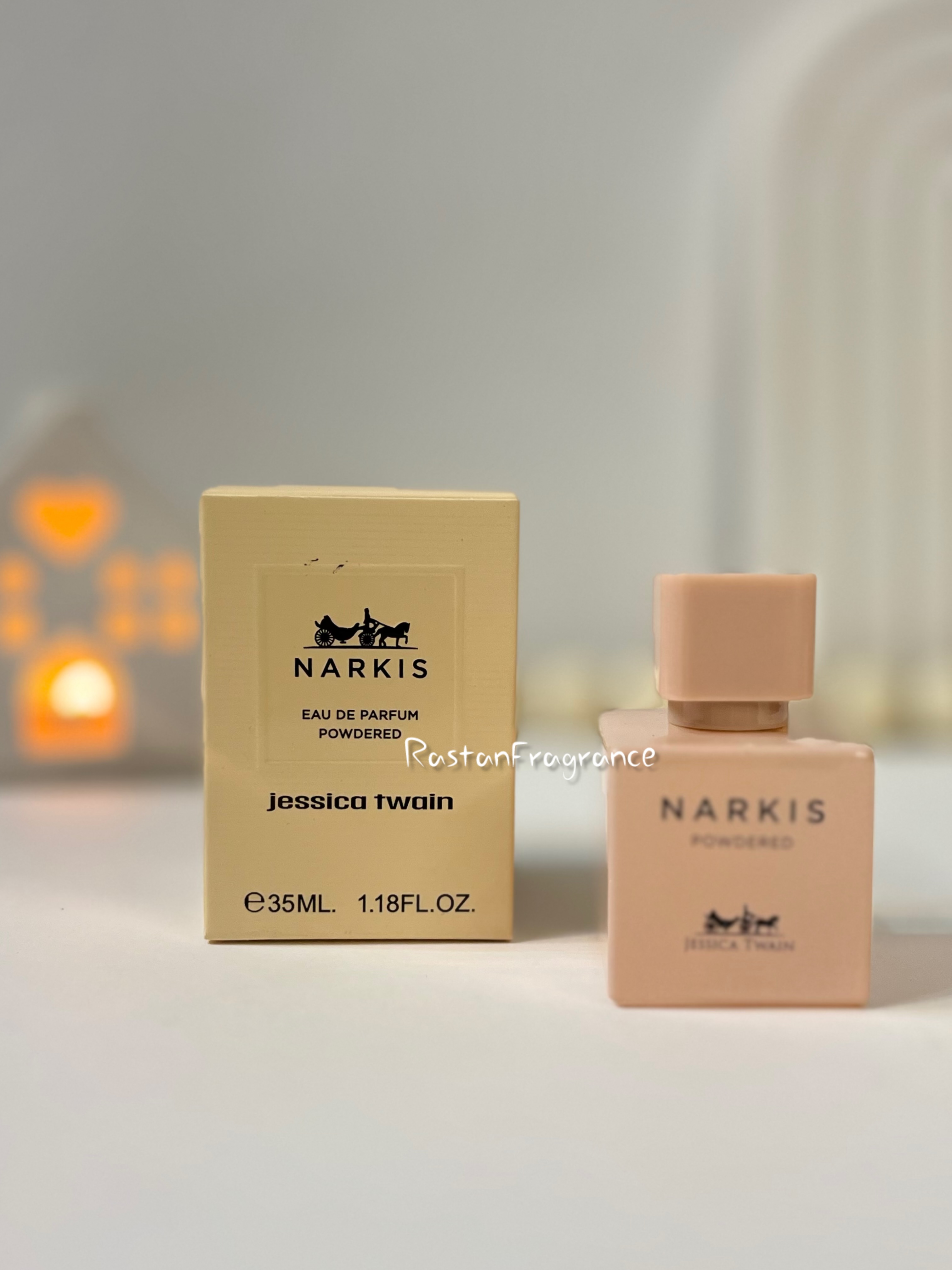 عطر زنانه جسیکا تواین نارسیس پودری حجم ۳۵ میل