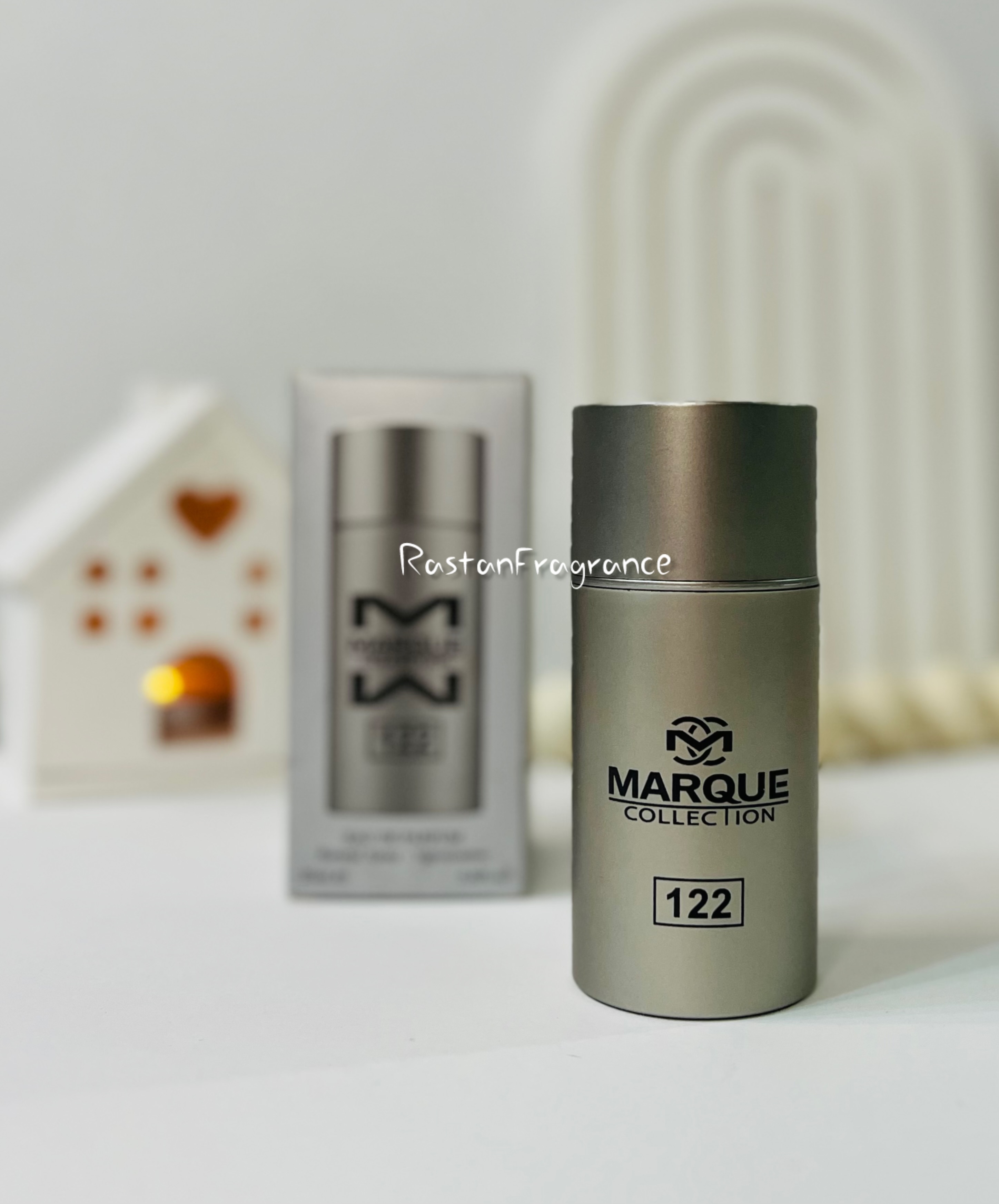 عطر مردانه مارکویی کالکشن مدل کارولینا هررا 212 کد 122 حجم ۲۵ میل