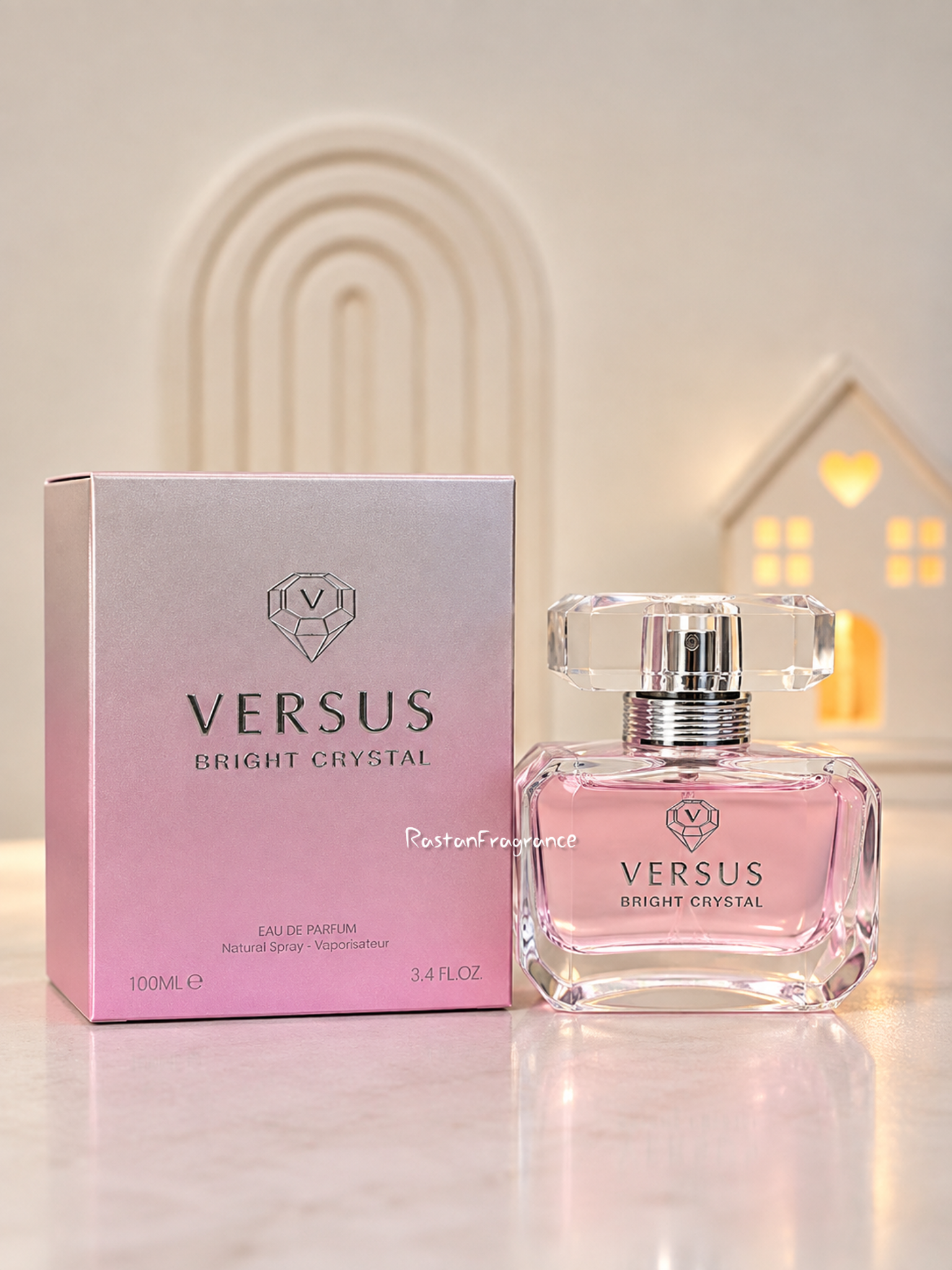عطر ادکلن زنانه فرگرانس ورد مدل ورساچه برایت کریستال