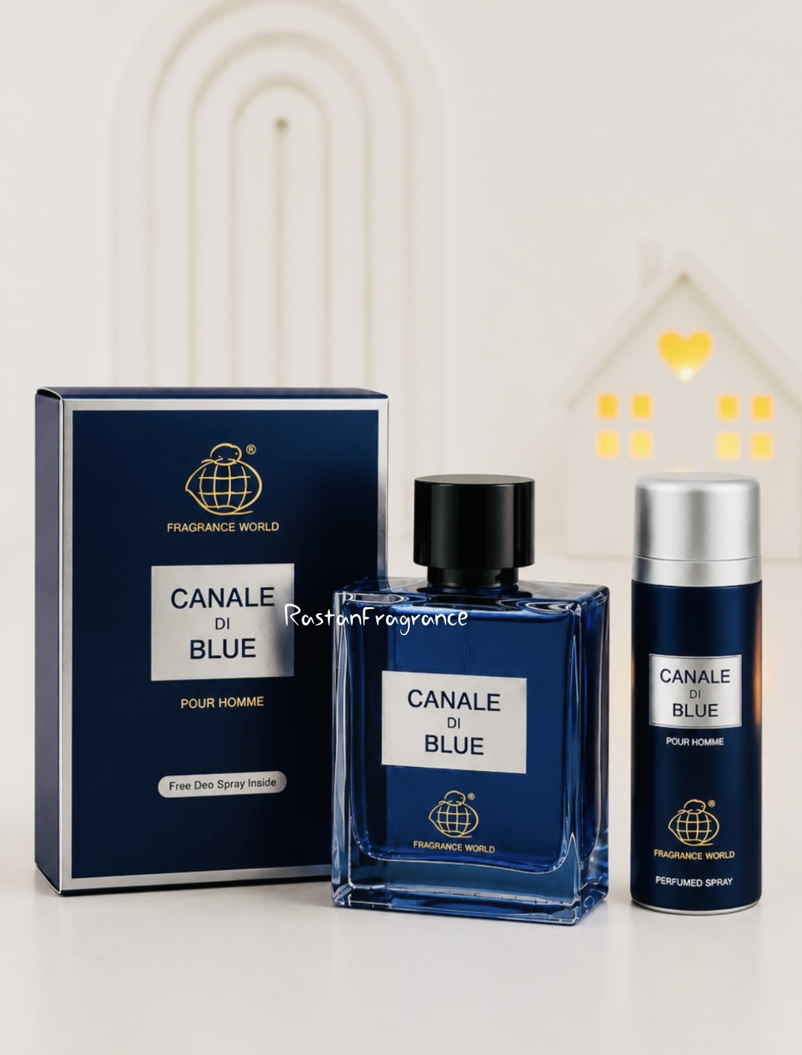 عطر مردانه فرگرانس ورد مدل بلو شنل چنل با اسپری